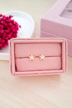 Brinco banhado a ouro 18k Estrela - Hanny Bijoux  Acessórios Femininos