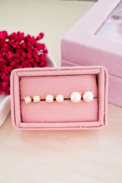 Kit de brincos banhados a ouro 18k Pérolas Ouro I - comprar online