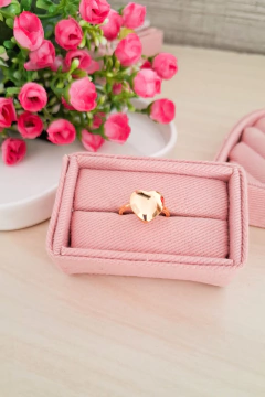 Anel banhado a ouro 18k Coração - comprar online
