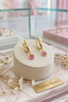 Argolinha de click banhada a ouro 18k Betânia - comprar online
