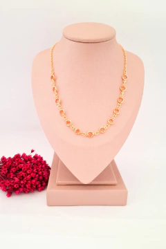 Choker Zircônias banhado a ouro Clara - comprar online