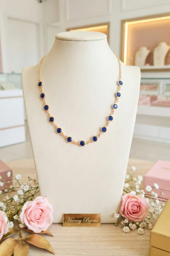 Choker Zirconias banhado a ouro Joyce