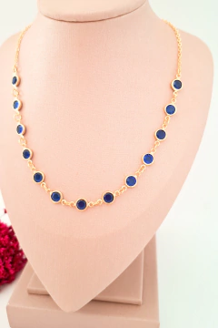 Choker Zirconias banhado a ouro Joyce - Hanny Bijoux  Acessórios Femininos