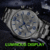 Pulsera de oro de lujo para hombre, relojes de negocios, reloj de cuarzo de acer - tienda en línea