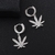 Pendientes de aro de círculo pequeño para hombre/mujer, pendientes de uso diar en internet