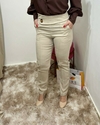 Calça Linho Botão M 108