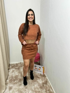 Conjunto Estiloso Saia 0250 na internet