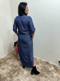 Vestido Jeans Longo 0239 na internet