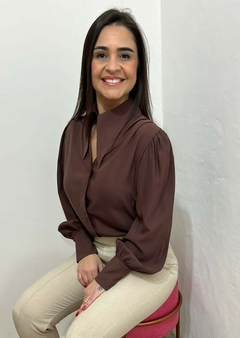 Camisa Marrom Botoes 0130 - comprar online