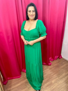 Vestido Longo Verde 078