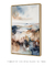 Quadro Decorativo Abstrato Azul e Bege - comprar online