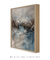 Quadro Decorativo Abstrato Azul e Marrom - comprar online