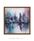 Quadro Decorativo Abstrato Azul e Roxo - comprar online