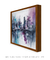 Quadro Decorativo Abstrato Azul e Roxo - comprar online