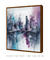 Quadro Decorativo Abstrato Azul e Roxo - Lacalep | A loja dos quadros