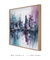 Quadro Decorativo Abstrato Azul e Roxo - comprar online