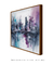 Quadro Decorativo Abstrato Azul e Roxo - comprar online