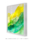 Quadro Decorativo Abstrato em tons Amarelo e Verde 2 - loja online