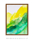 Quadro Decorativo Abstrato em tons Amarelo e Verde 2 - comprar online