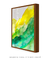 Quadro Decorativo Abstrato em tons Amarelo e Verde 2 na internet