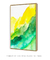 Quadro Decorativo Abstrato em tons Amarelo e Verde 2