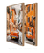 Quadro Decorativo Conjunto 2 Carros nas Ruas da Itália - comprar online