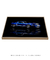 Quadro Decorativo Shelby GT500 Azul - comprar online