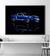 Quadro Decorativo Shelby GT500 Azul