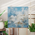 Quadro Decorativo White e Blue