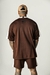 Conjunto Oversized Faixa - Marrom na internet