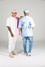 Camiseta Oversized Bicolor Borboleta - Azul na internet