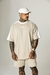 Conjunto Oversized Faixa - Bege - comprar online