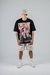 Camiseta Oversized Cristiano Ronaldo- Preto