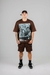 Camiseta Oversized Boys - Marrom - comprar online