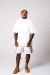 Camiseta Oversized Basic Recorte - Off White - comprar online