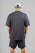 Camiseta Oversized Tupac - Cinza - OUZ