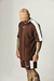 Conjunto Oversized Faixa - Marrom - comprar online
