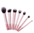 Kit de pincéis profissionais 7 peças rosa bebe - comprar online