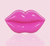 Lip escova de cabelo + espelho - 2 em 1