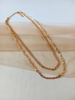 Cordão correntes duplas na internet