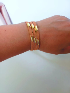 Pulseira tubo vazado - loja online