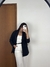 Blazer oversized Preto - comprar online