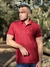 Camiseta Gola Polo Masculina Marsala - loja online