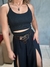Calça Feminina Pantalona Cintura Alta com Fenda na internet