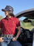 Camiseta Gola Polo Feminina Marsala - comprar online