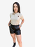 Camiseta Gola Polo Feminina Champagne