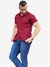 Camiseta Gola Polo Masculina Marsala
