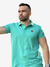 Camiseta Gola Polo Masculina Verde Água Doce