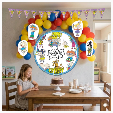 Kit de Decoración Rugrats: Fiesta de Cumpleaños Completa - ENVIO GRATIS