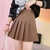 Saia Plissada Coreana Khaki - loja online